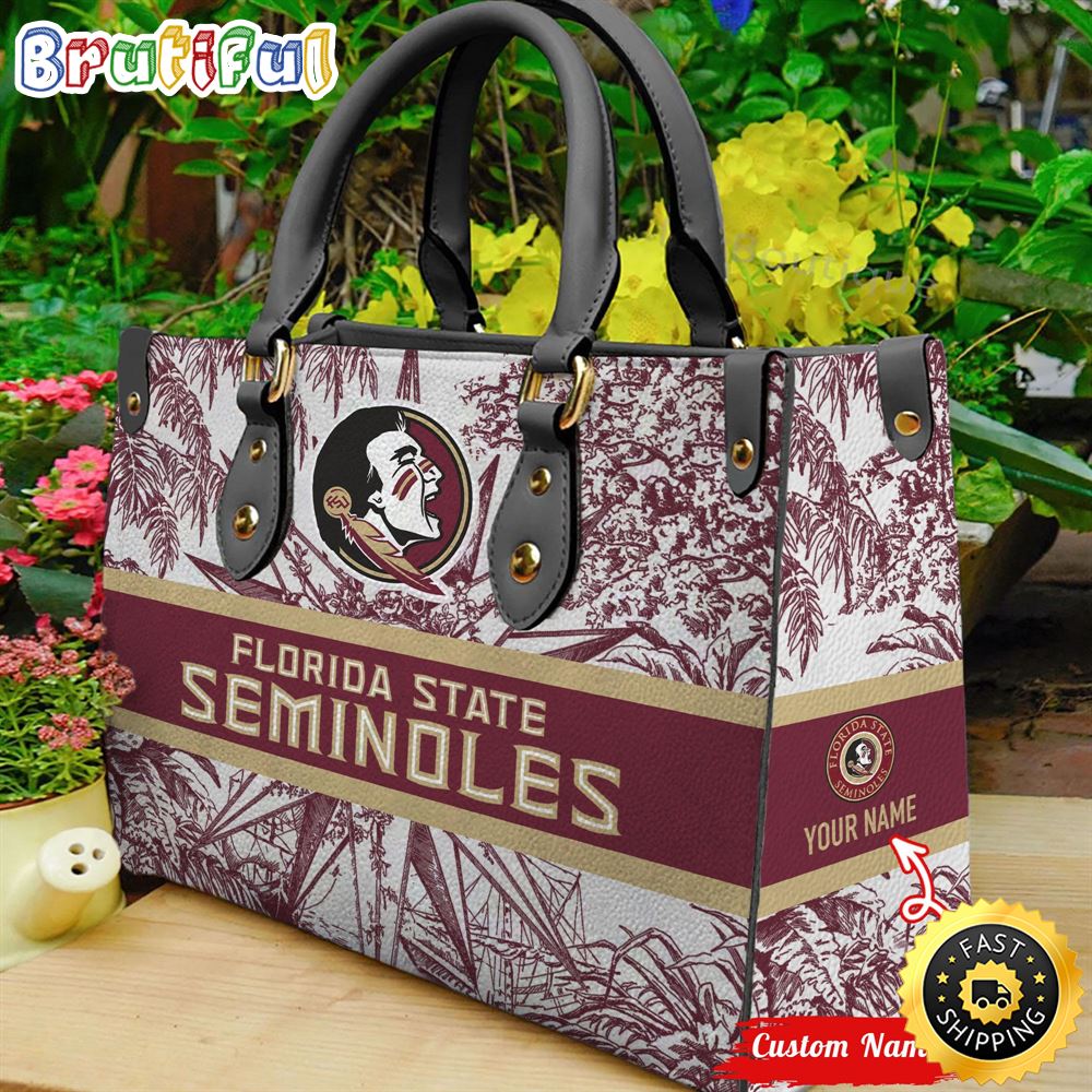 Sportswearmerch Florida State Seminoles NCAA Leather HandBag For Fan