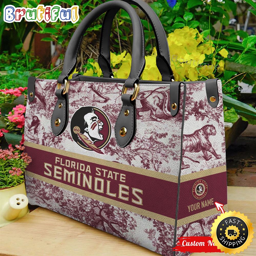 Sportswearmerch Florida State Seminoles NCAA Leather Handbag For Fan