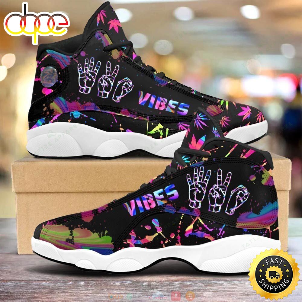 Sportswearmerch Flower Mandala Hippie AJ13 Sneakers Shoes For Men And Women