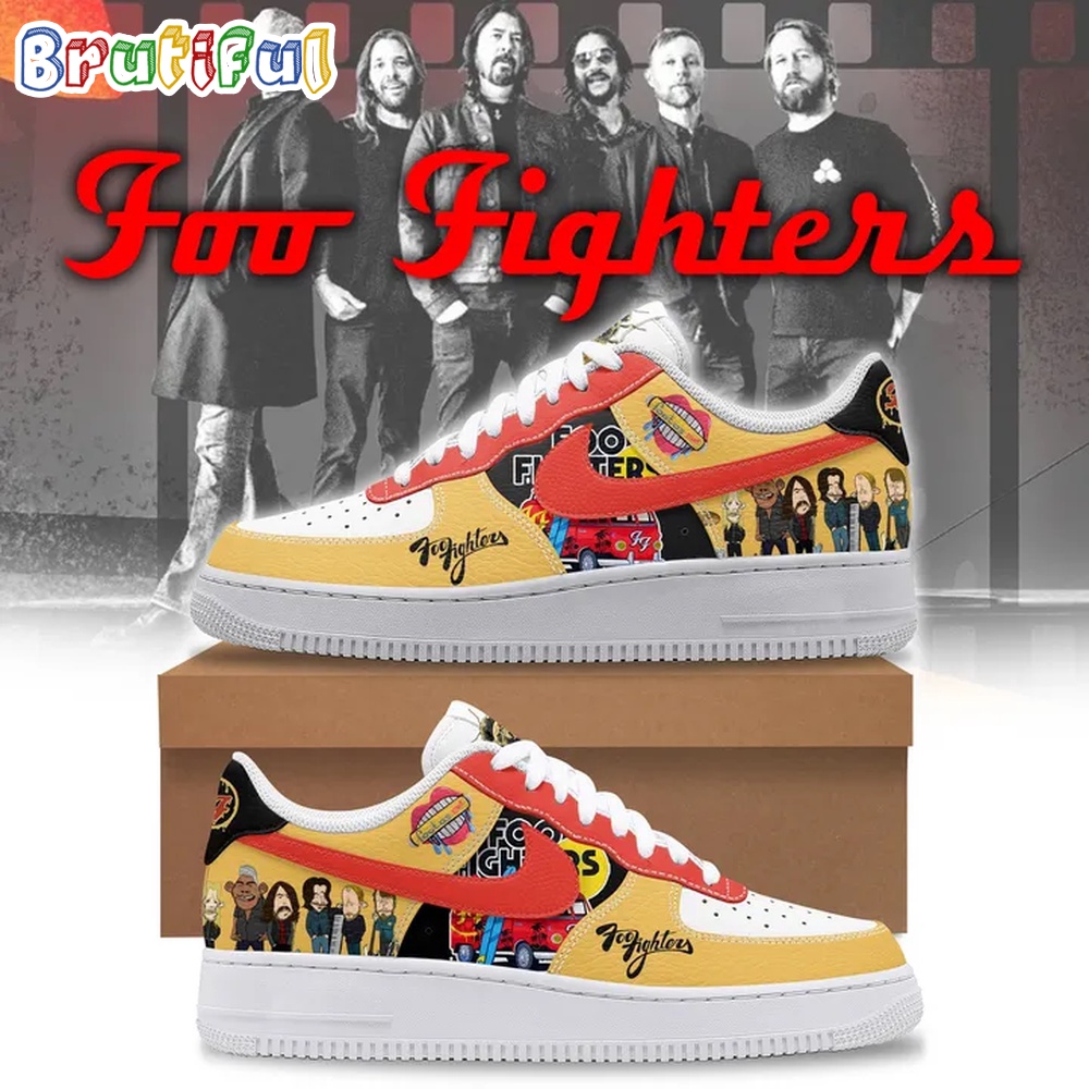 Sportswearmerch Foo Fighters Music Air Low-Top Shoes For Men And Women