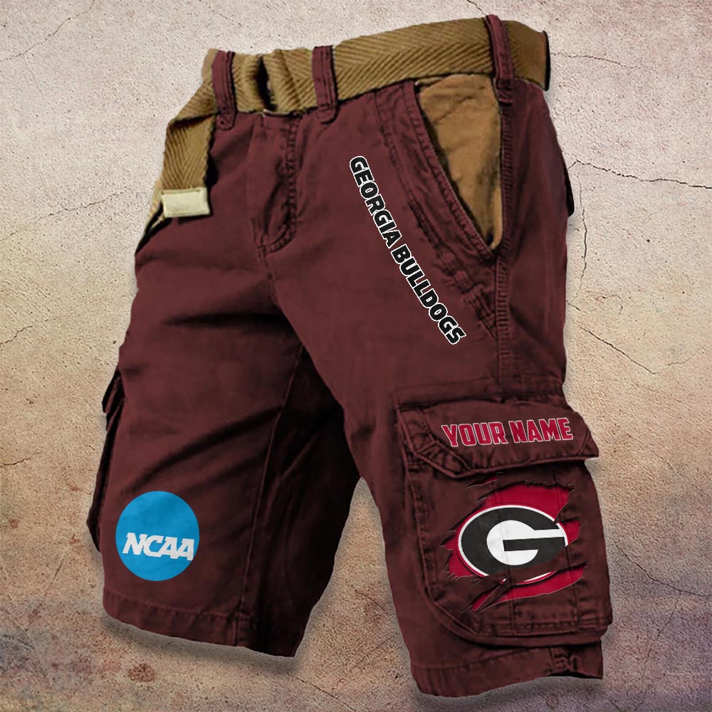 Sportswearmerch Georgia Bulldogs NCAA Denim Short For Fan