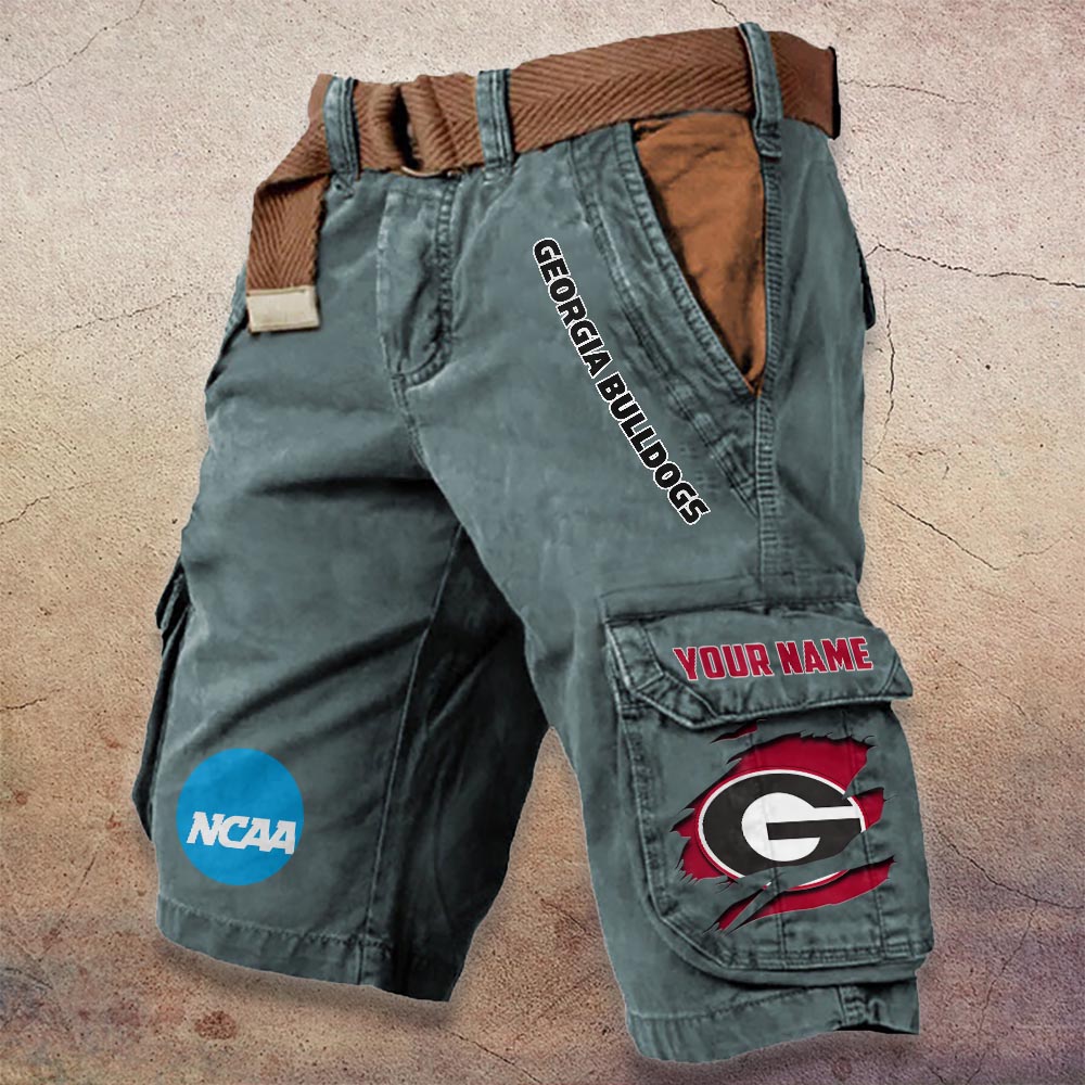 Sportswearmerch Georgia Bulldogs NCAA Denim Short For Fan