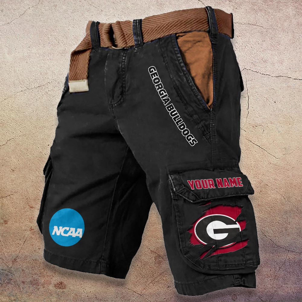 Sportswearmerch Georgia Bulldogs NCAA Denim Short For Fan