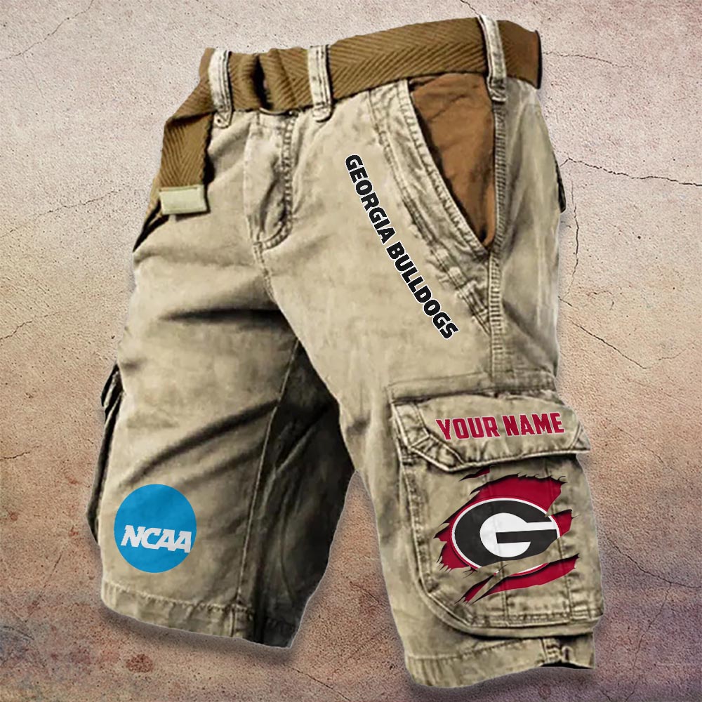 Sportswearmerch Georgia Bulldogs NCAA Denim Short For Fan