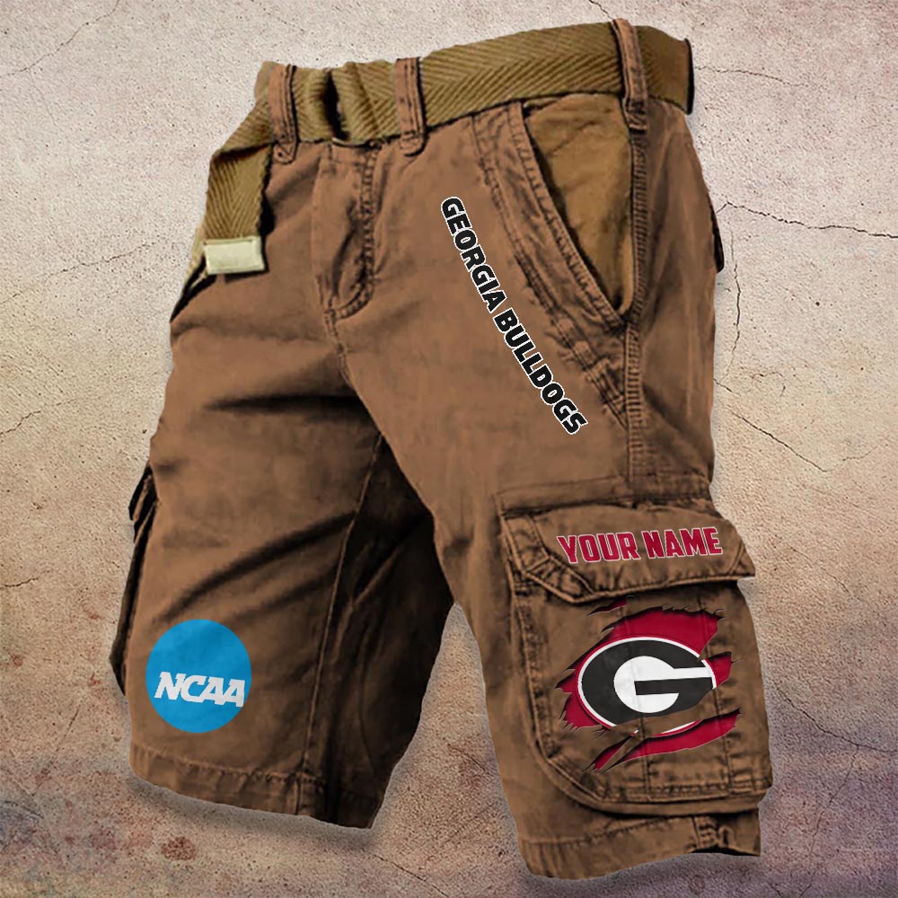 Sportswearmerch Georgia Bulldogs NCAA Denim Short For Fan
