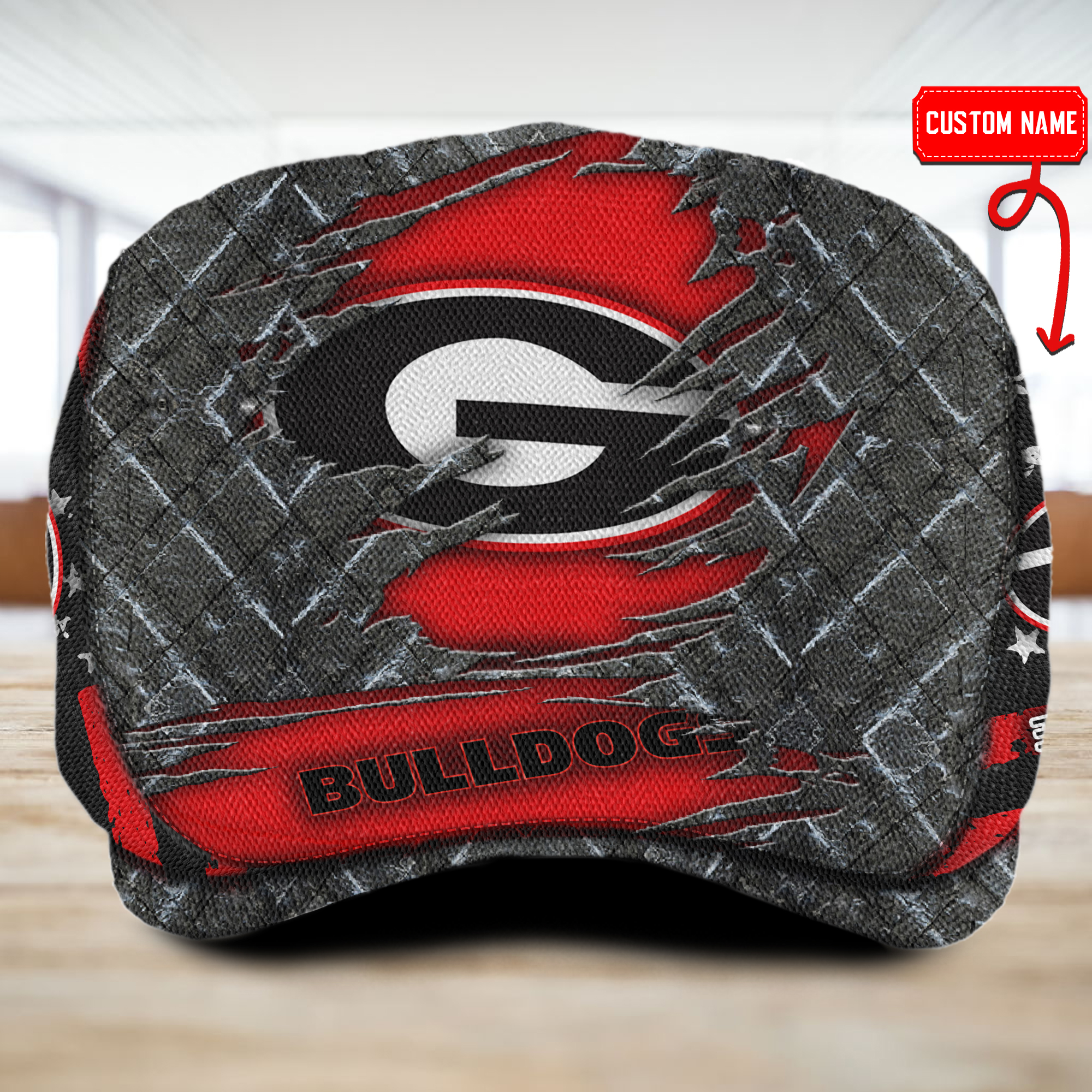 Sportswearmerch Georgia Bulldogs NCAA Flat Cap For Fan