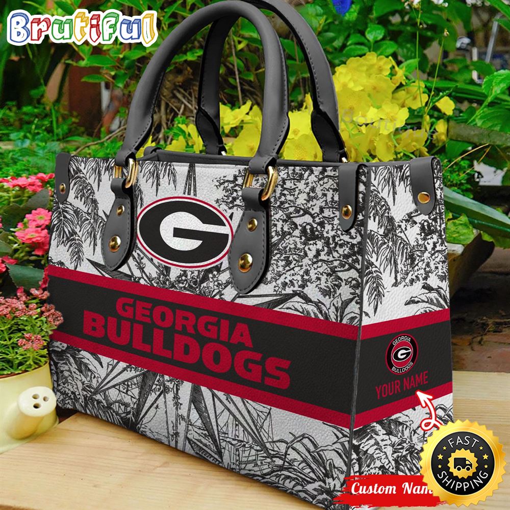 Sportswearmerch Georgia Bulldogs NCAA Leather HandBag For Fan