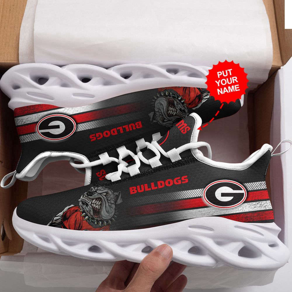Sportswearmerch Georgia Bulldogs NCAA Max Soul Shoes Sneakers For Men And Women