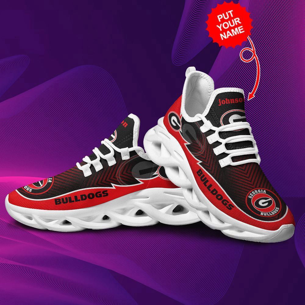Sportswearmerch Georgia Bulldogs NCAA Max Soul Shoes Sneakers For Men And Women
