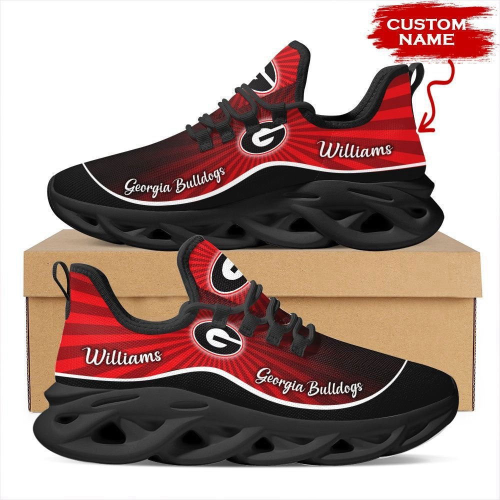 Sportswearmerch Georgia Bulldogs NCAA Max Soul Shoes Sneakers For Men And Women