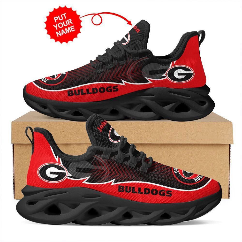 Sportswearmerch Georgia Bulldogs NCAA Max Soul Shoes Sneakers For Men And Women