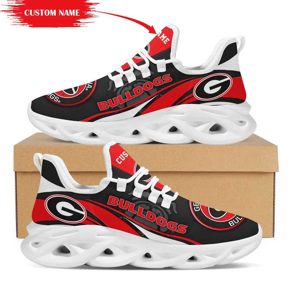 Sportswearmerch Georgia Bulldogs NCAA Max Soul Shoes Sneakers For Men And Women