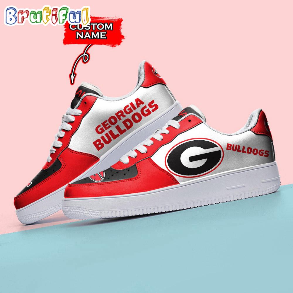 Sportswearmerch Georgia Bulldogs NCAA Sporty Air Low-Top Shoes For Men And Women