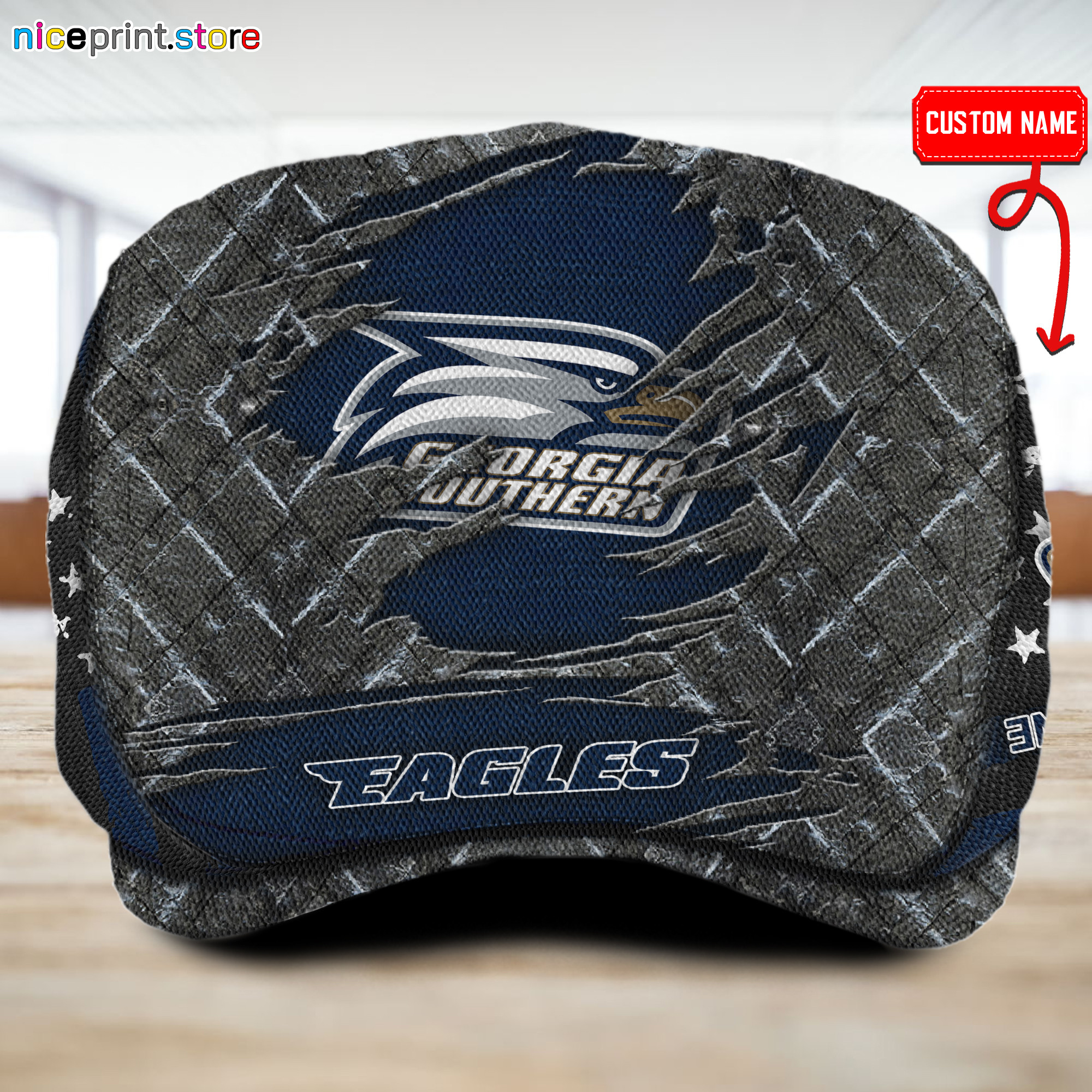 Sportswearmerch Georgia Southern Eagles NCAA Flat Cap For Fan