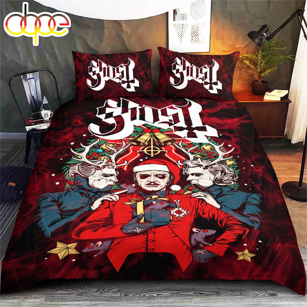 Sportswearmerch Ghost Band Music Halloween BeddingSet For Fan