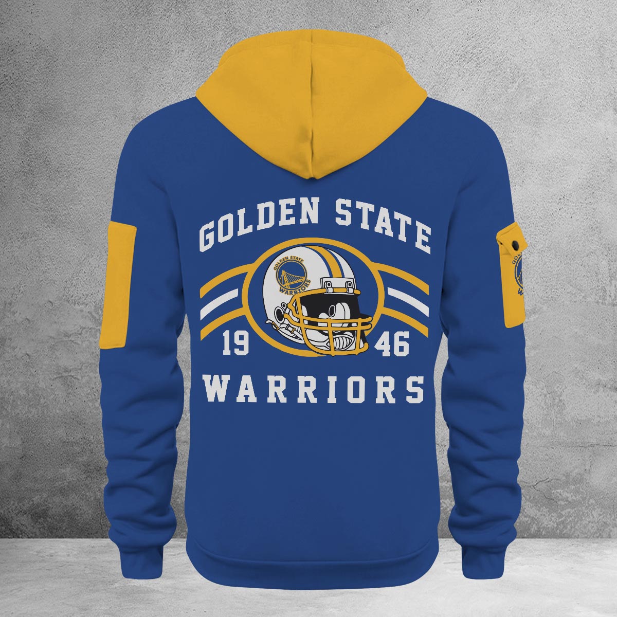 Sportswearmerch Golden State Warriors NBA Half Zip Hoodie Personalized For Fan