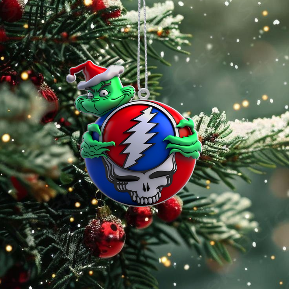 Sportswearmerch Grateful Dead x Christmas Acrylic Ornament Gift For Fans