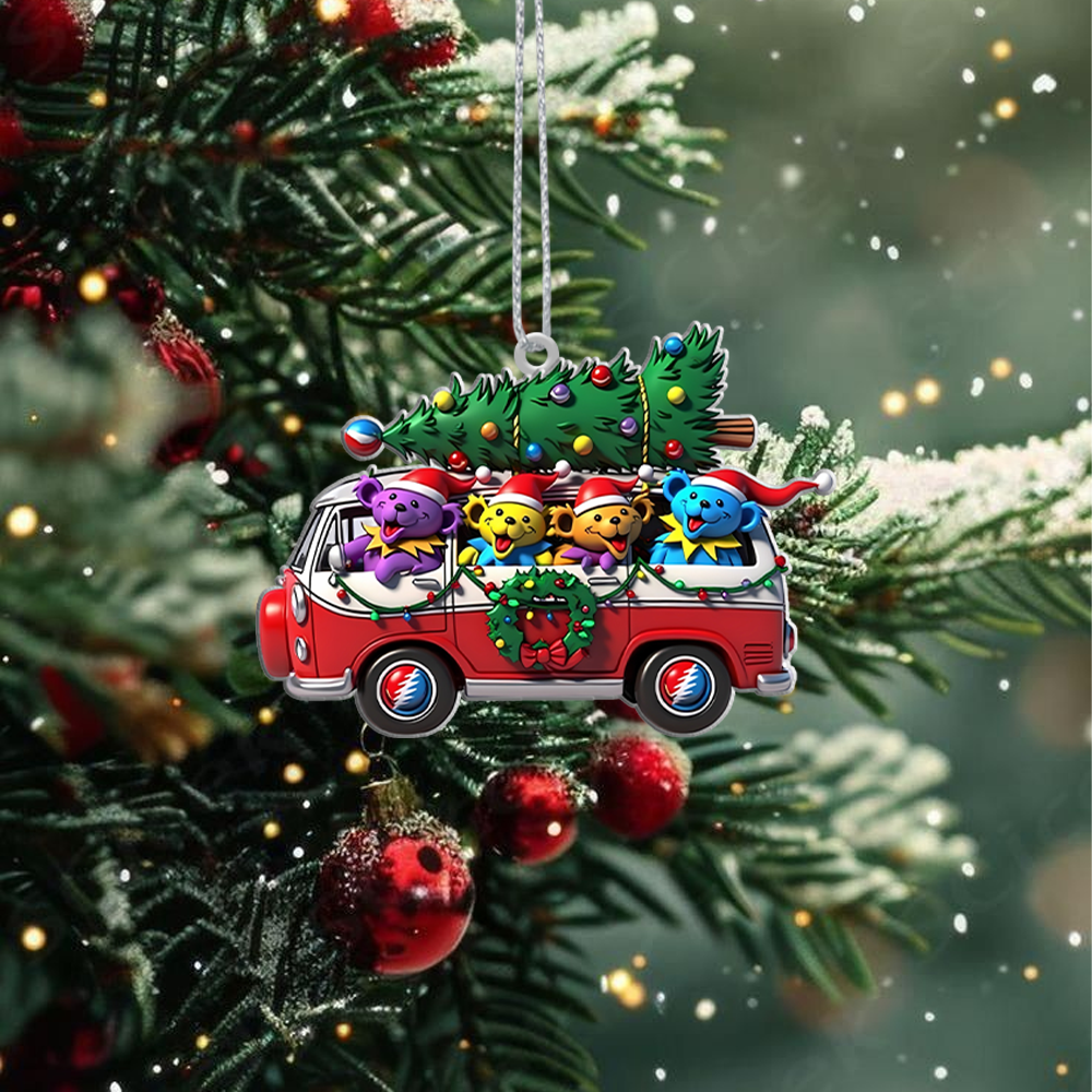 Sportswearmerch Grateful Dead x Christmas Acrylic Ornament Gift For Fans