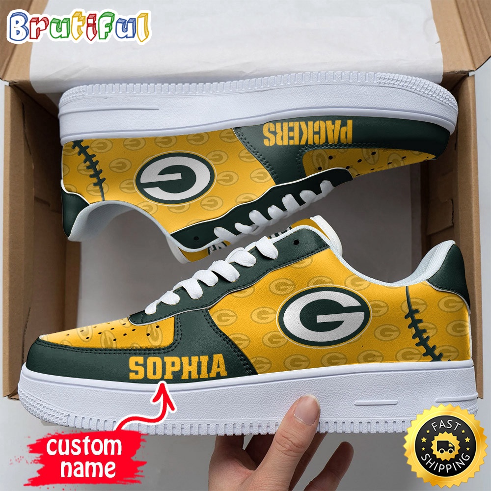 Sportswearmerch Green Bay Packers NFL Air Low-Top Sneakers Shoes For Men And Women