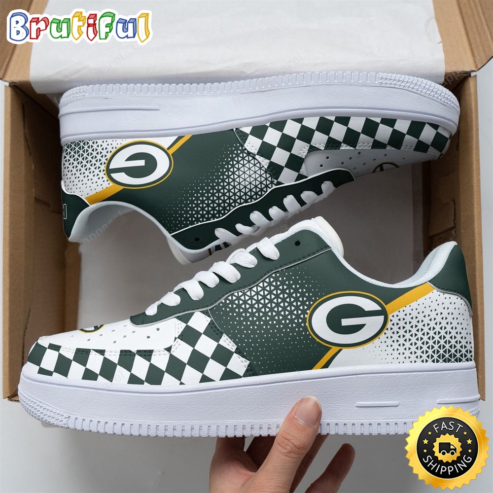 Sportswearmerch Green Bay Packers NFL Air Low-Top Sneakers Shoes For Men And Women