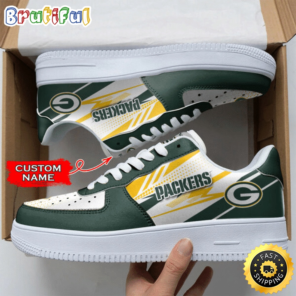 Sportswearmerch Green Bay Packers NFL Air Low-Top Sneakers Shoes For Men And Women