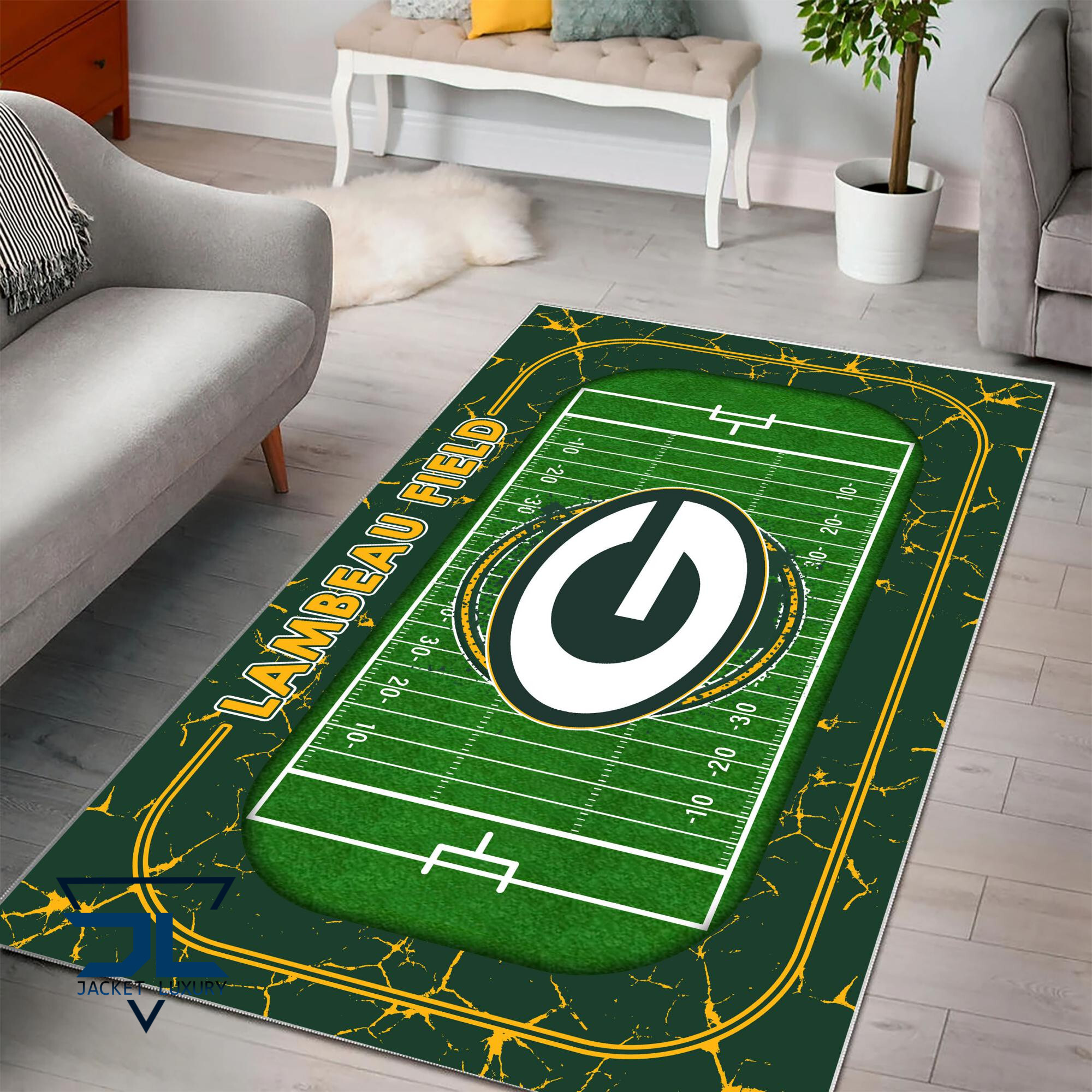 Sportswearmerch Green Bay Packers NFL Area Rug For Fan