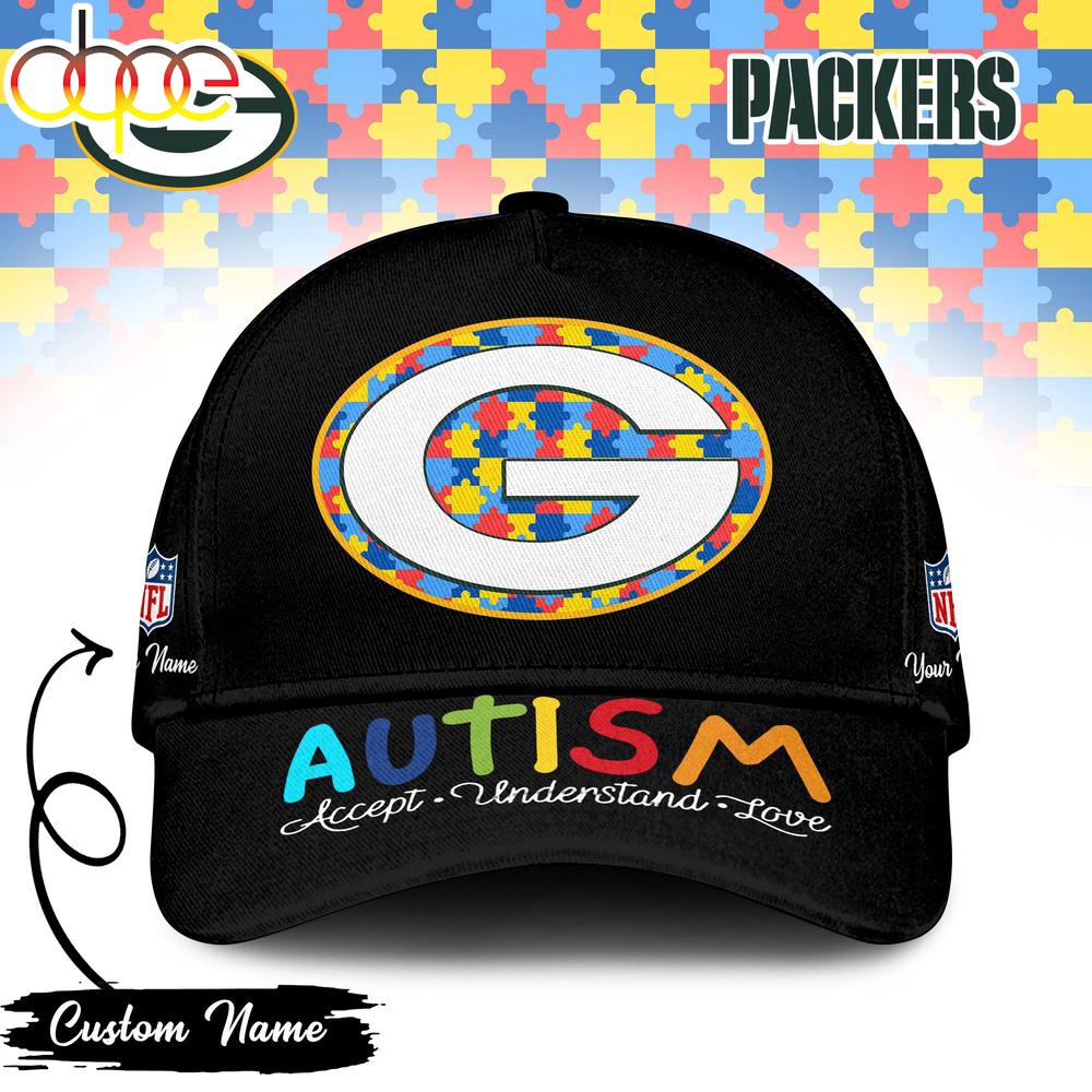 Sportswearmerch Green Bay Packers NFL Autism Classic Cap For Fan
