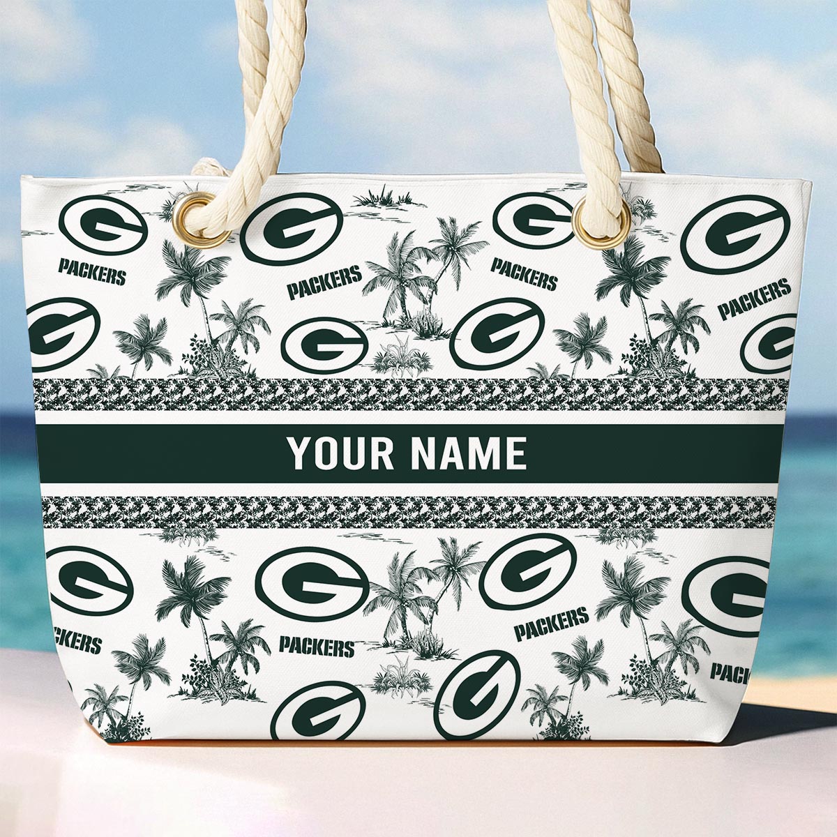 Sportswearmerch Green Bay Packers NFL Beach Bag For Fan