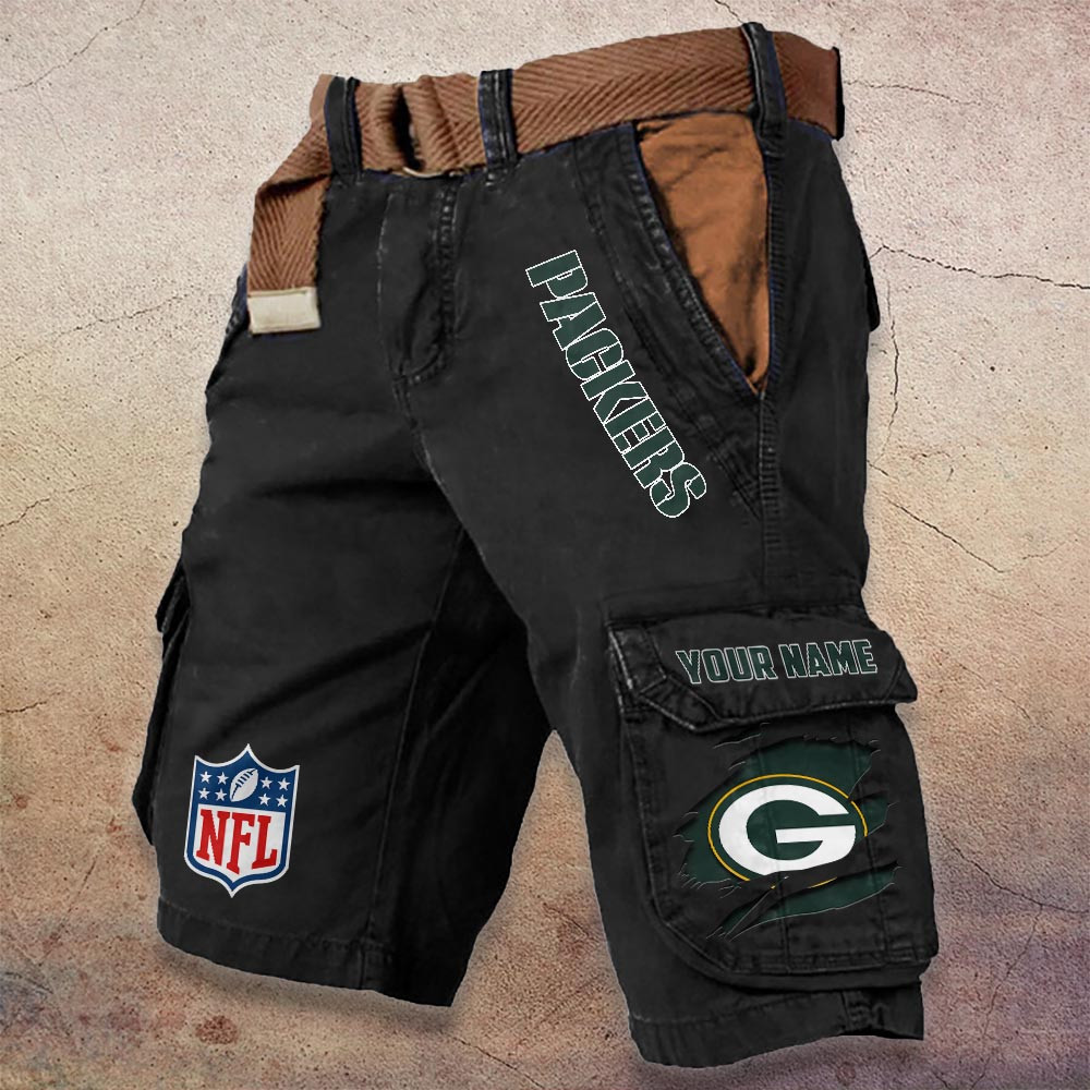 Sportswearmerch Green Bay Packers NFL Denim Short For Fan