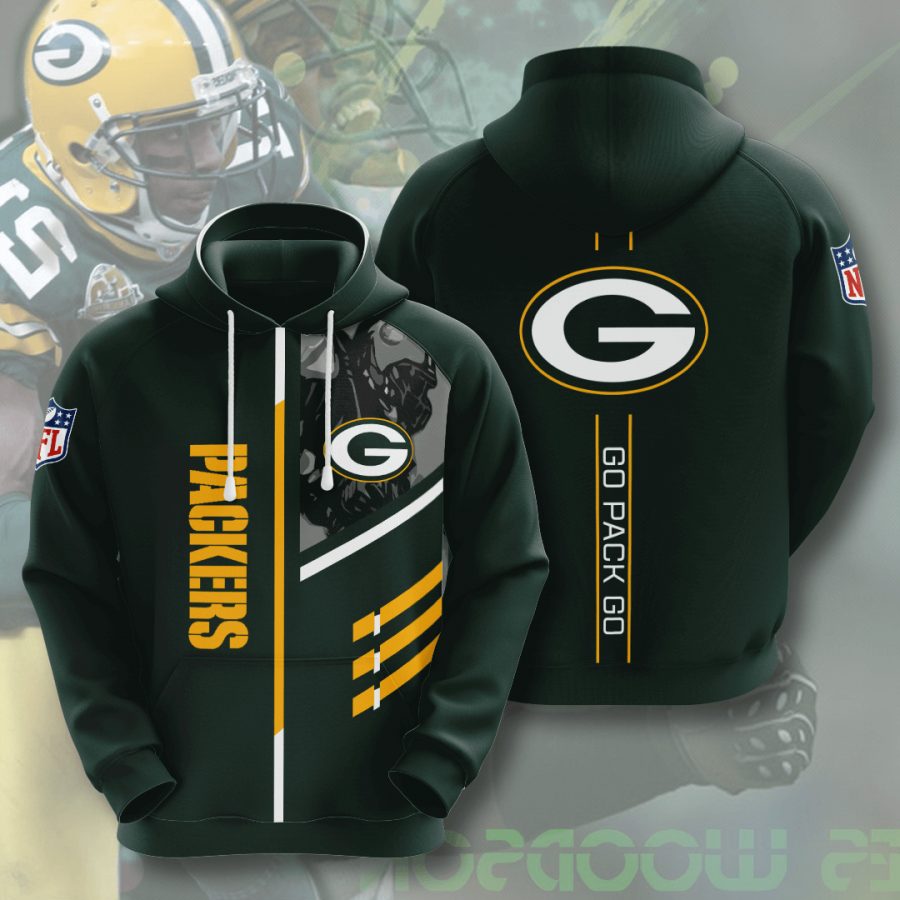 Sportswearmerch Green Bay Packers NFL Go Back Go Personalized Hoodie For Fan