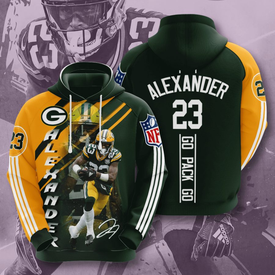 Sportswearmerch Green Bay Packers NFL Jaire Alexander Dark Gold Personalized Hoodie For Fan