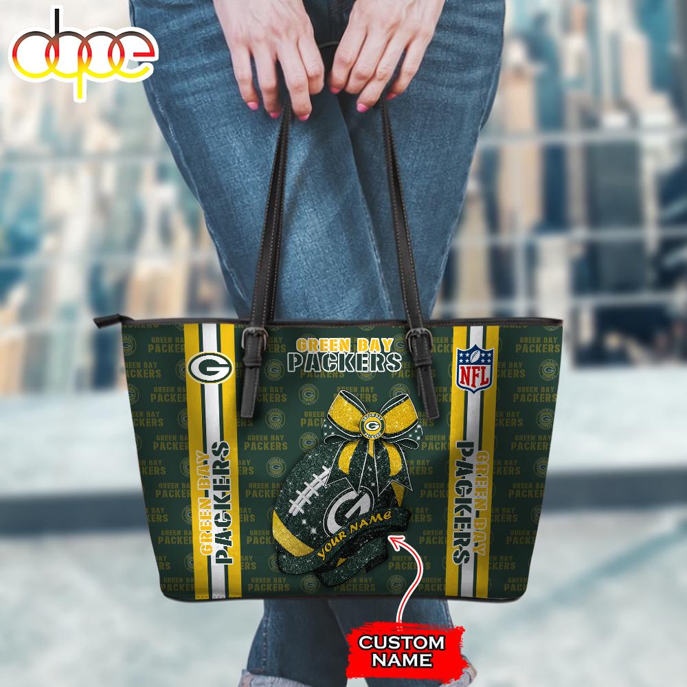 Sportswearmerch Green Bay Packers NFL Leather Tote Bag For Fan