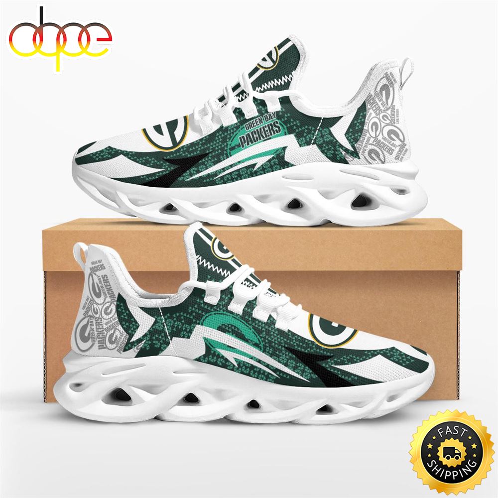 Sportswearmerch Green Bay Packers NFL Max Soul Shoes Sneakers For Men And Women