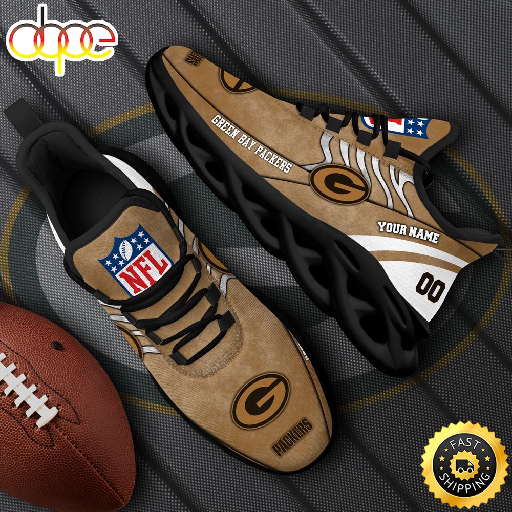 Sportswearmerch Green Bay Packers NFL Max Soul Shoes Sneakers For Men And Women