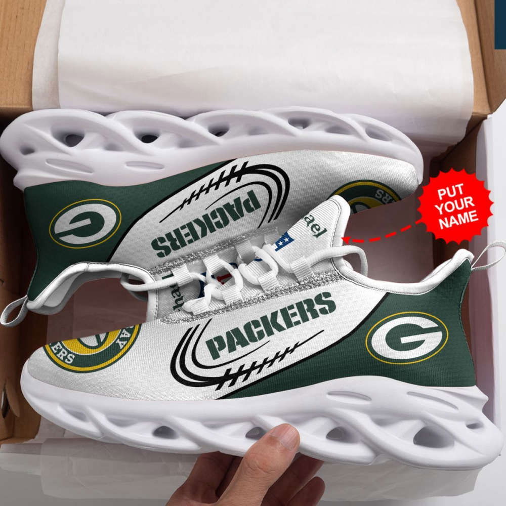Sportswearmerch Green Bay Packers NFL Max Soul Shoes Sneakers For Men And Women