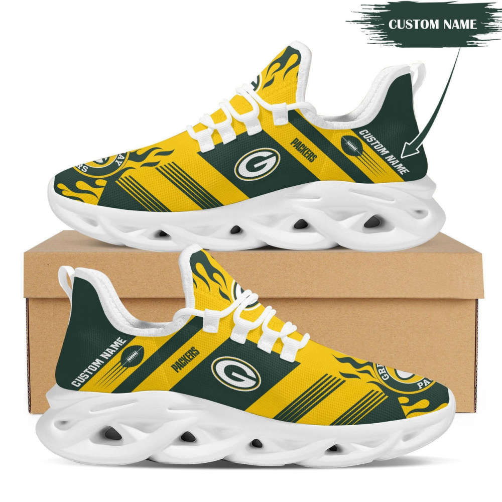 Sportswearmerch Green Bay Packers NFL Max Soul Shoes Sneakers For Men And Women