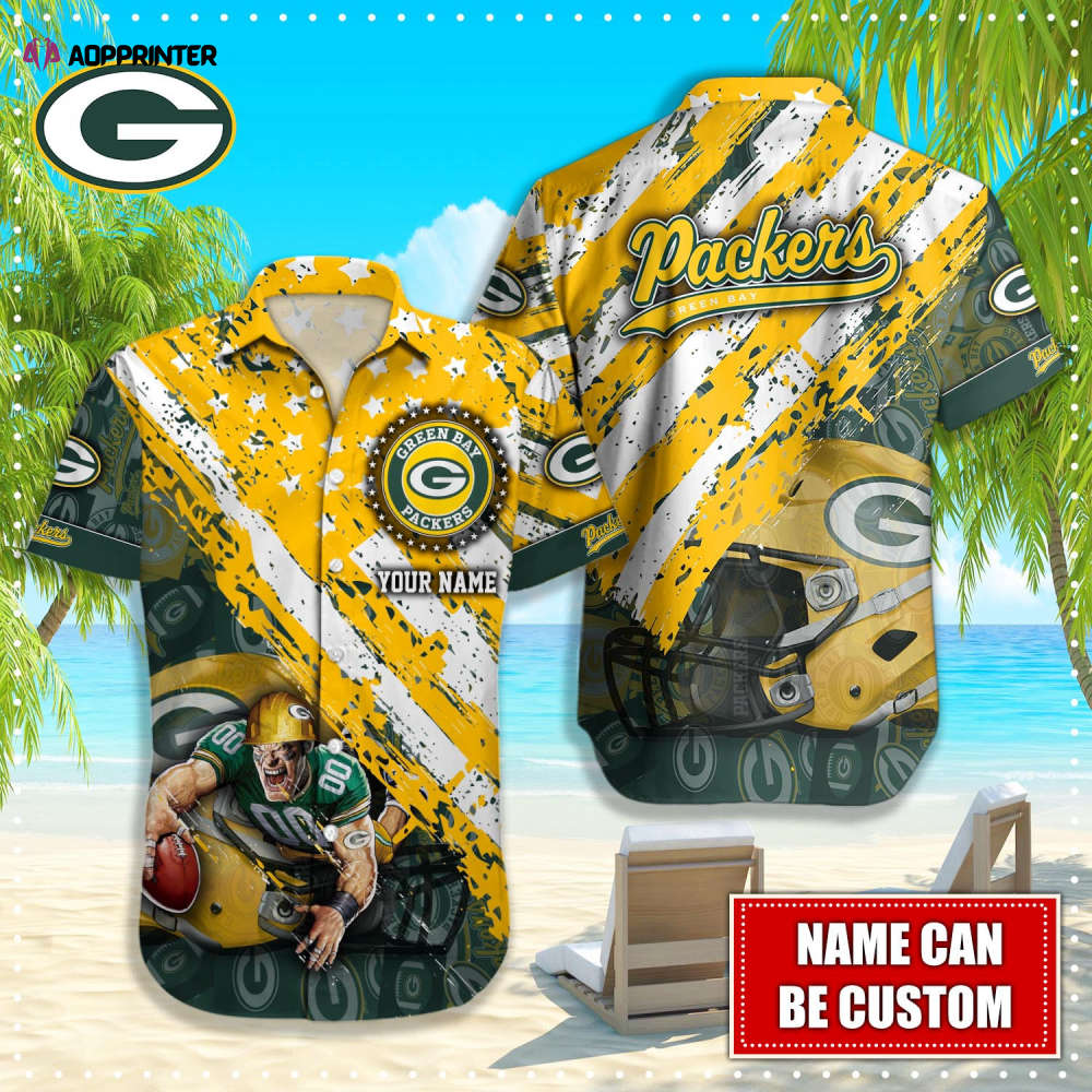 Sportswearmerch Green Bay Packers NFL Personalized Hawaiian Shirt For Fan