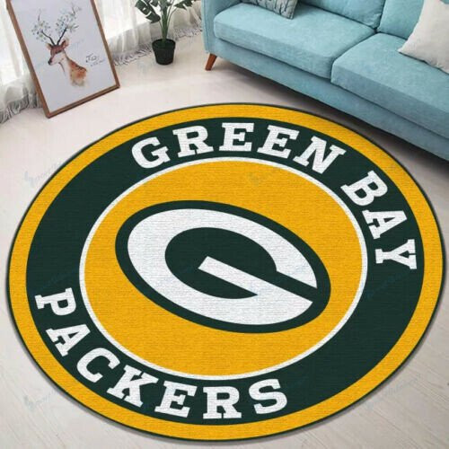 Sportswearmerch Green Bay Packers NFL Round Rug For Fan