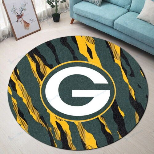 Sportswearmerch Green Bay Packers NFL Round Rug For Fan
