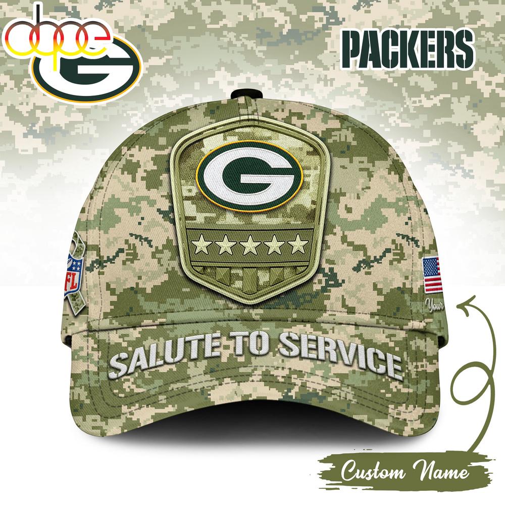 Sportswearmerch Green Bay Packers NFL Salute To Service Classic Cap For Fan