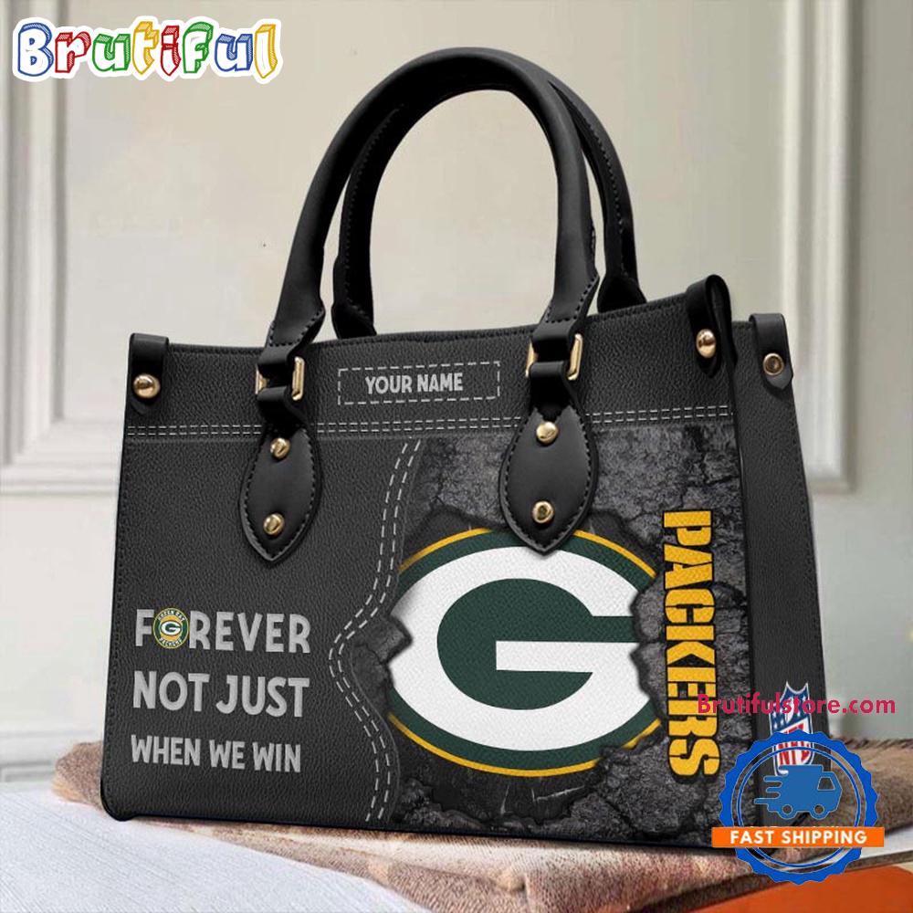 Sportswearmerch Green Bay Packers NFL Women's Leather Bag For Fan