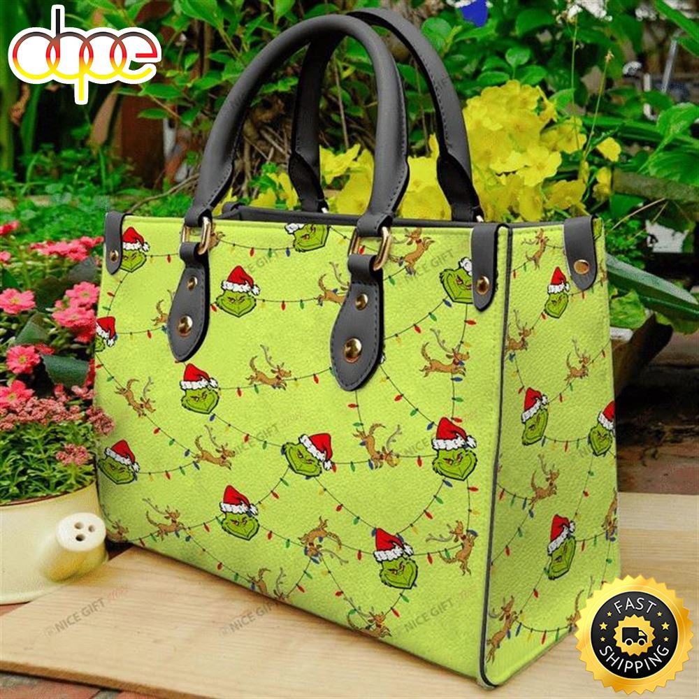 Sportswearmerch Grinch Movie Christmas Purse Bag For Women For Fan