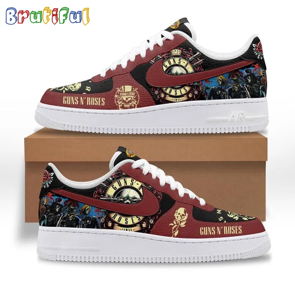 Sportswearmerch Guns N' Roses Music Air Low-Top Shoes For Men And Women