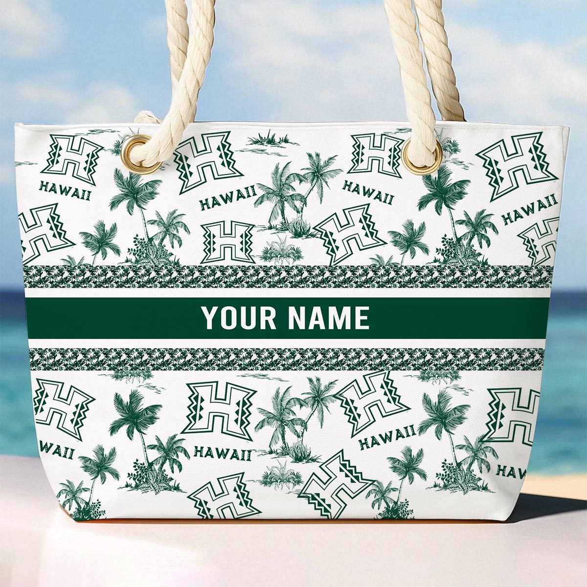 Sportswearmerch Hawai'i Rainbow Warriors NCAA Beach Bag For Fan
