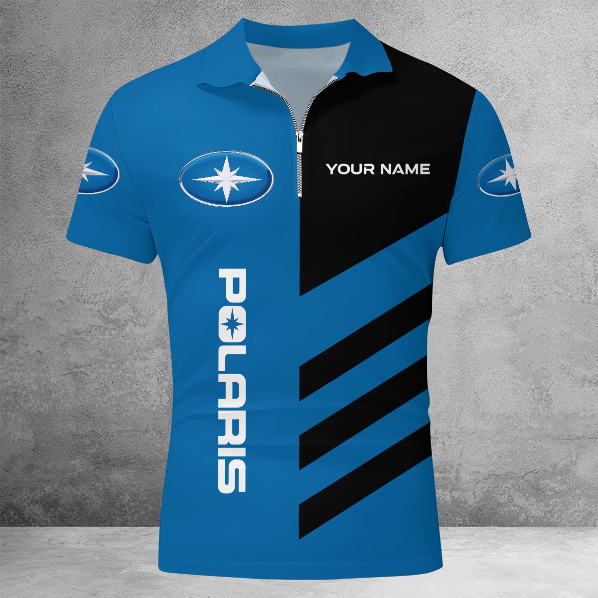 Sportswearmerch Hellcat Car Lapel Zip Polo Shirt For Fan