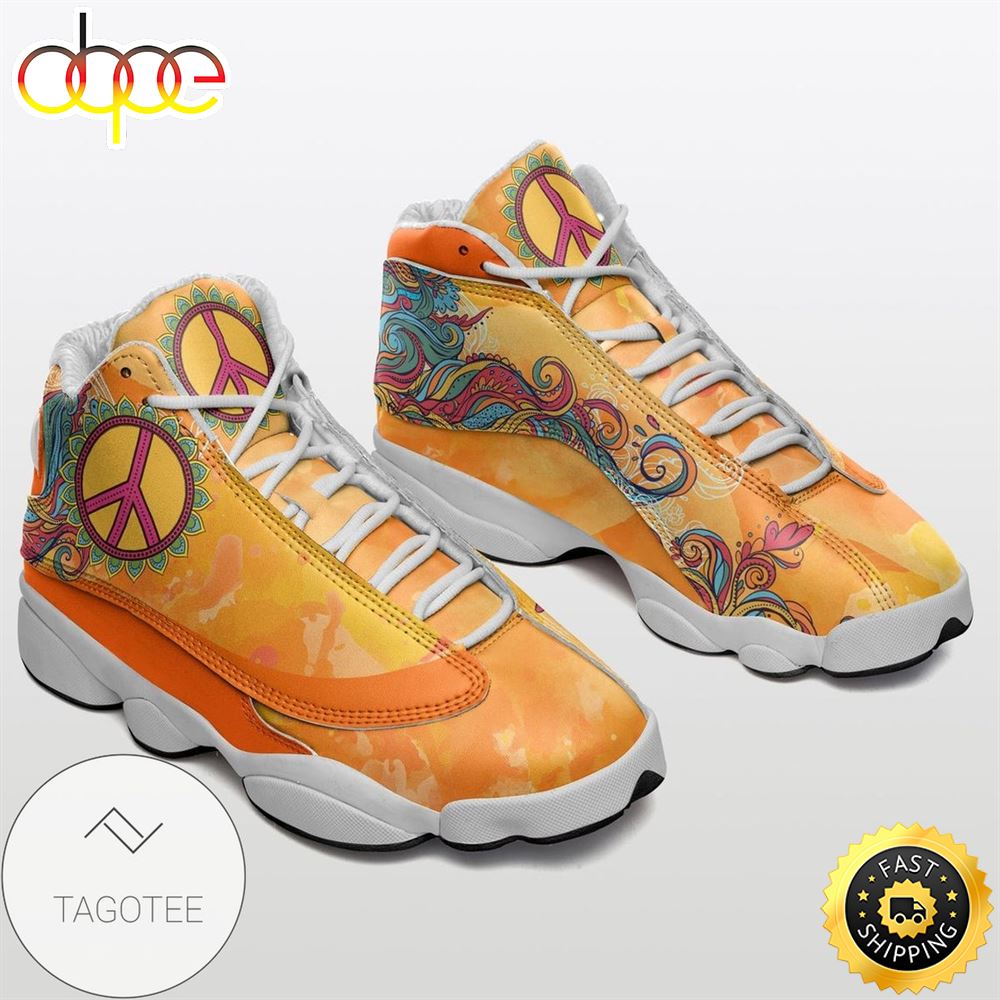 Sportswearmerch Hippie Lover AJ13 Sneakers Shoes For Men And Women
