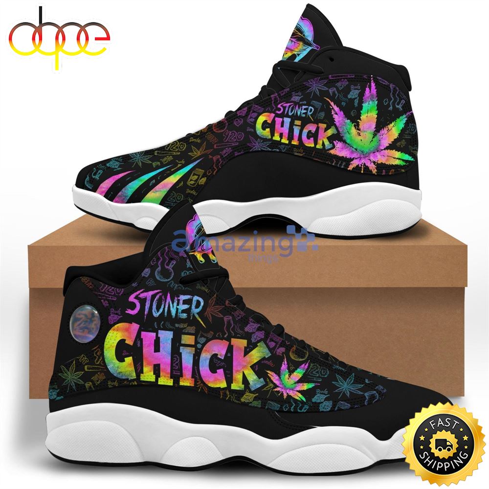 Sportswearmerch Hippie Weed AJ13 Sneakers Shoes For Men And Women
