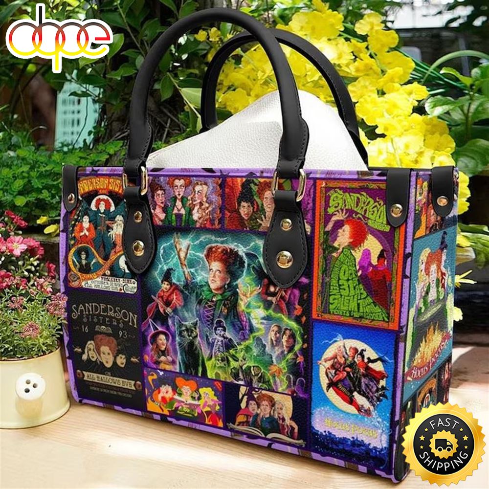 Sportswearmerch Hocus Pocus Art Collection Leather Bag For Fan
