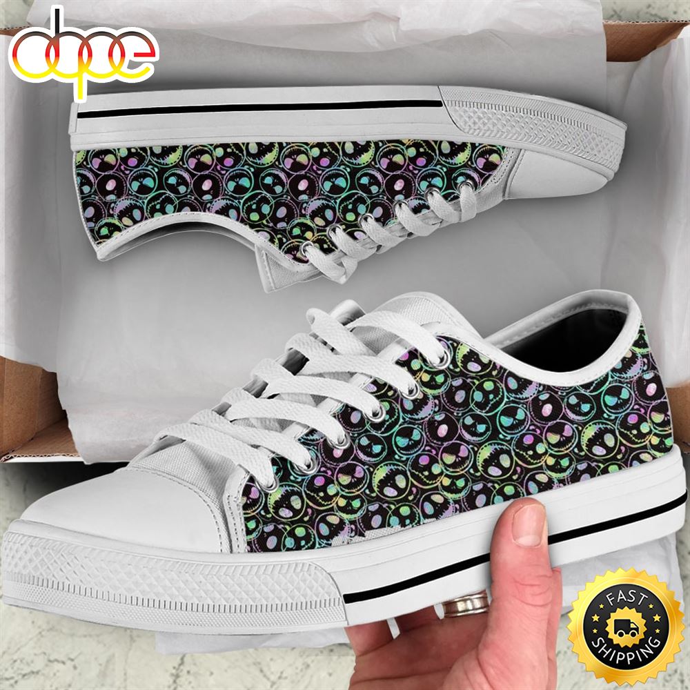 Sportswearmerch Hologram JS Faces Women Low Top Canvas Sneakers Shoes For Men And Women