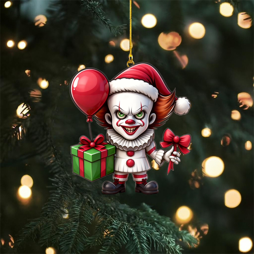 Sportswearmerch Horror Friends x Christmas Acrylic Ornament Gift For Fan